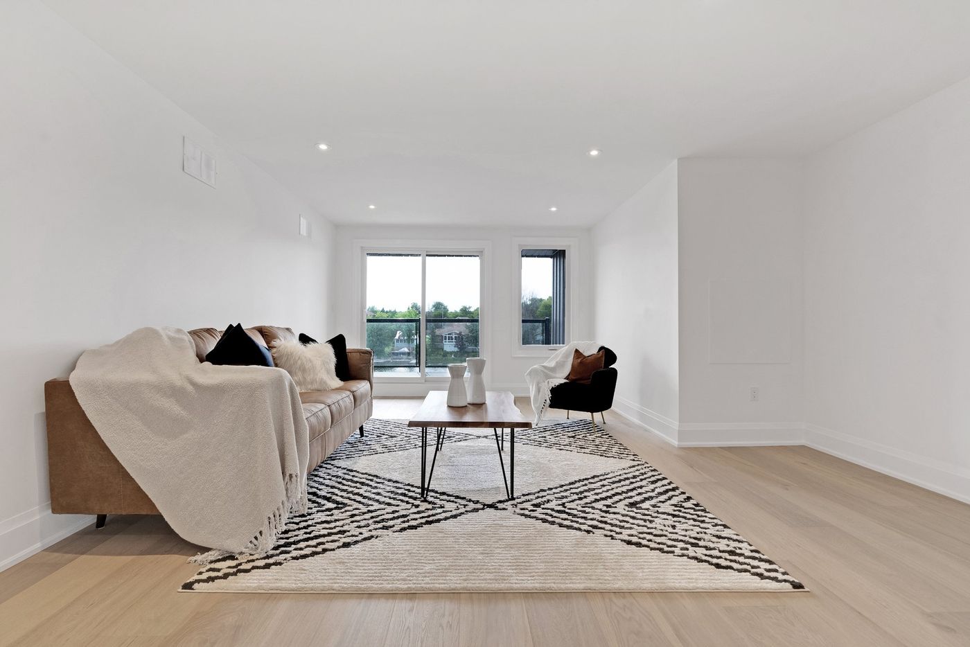 Loft family room with walkout to the balcony