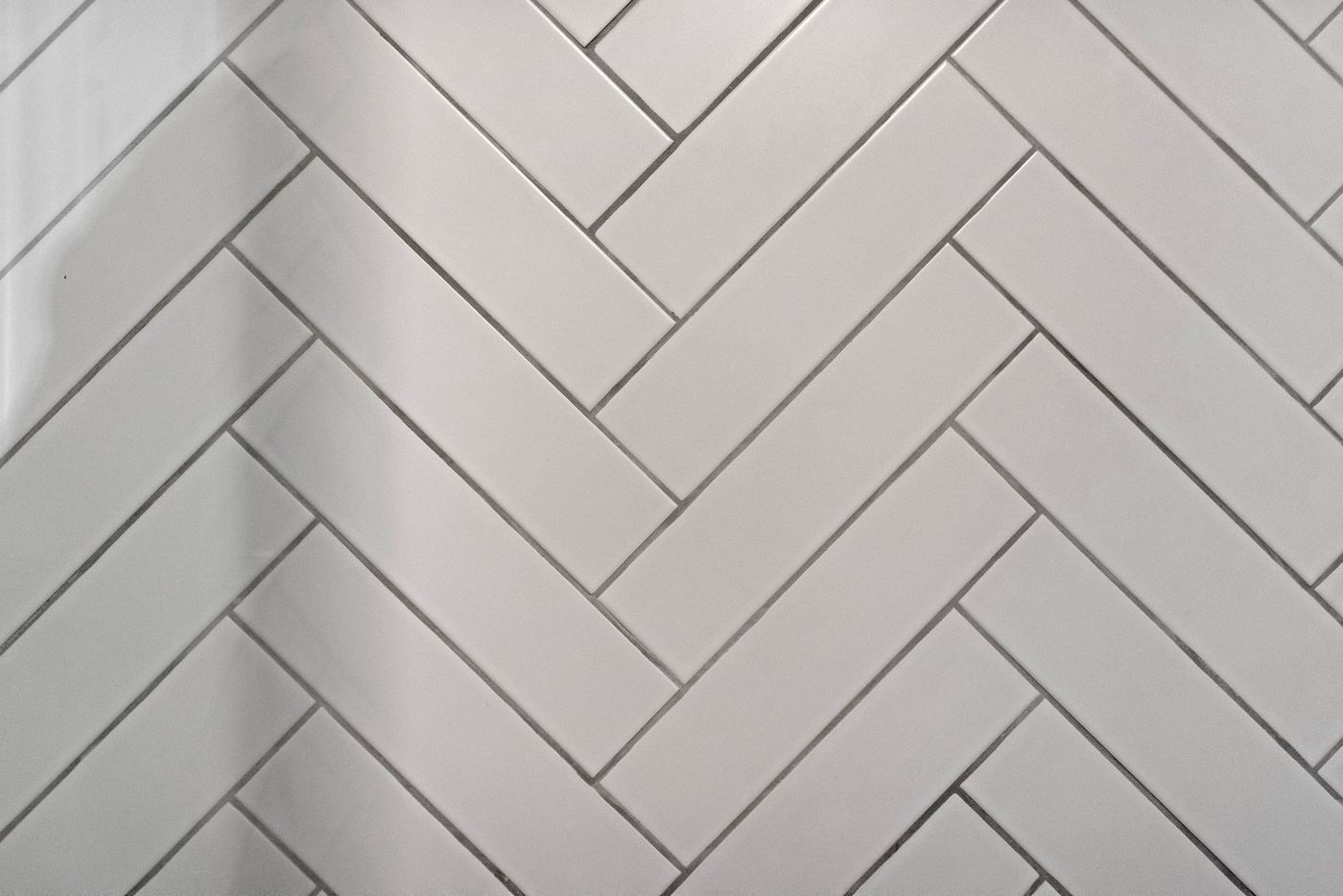 Herringbone tile detail